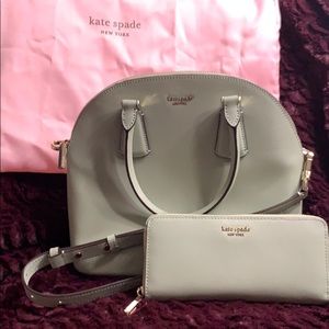 Kate Spade Sylvia Large Satchel & Wallet